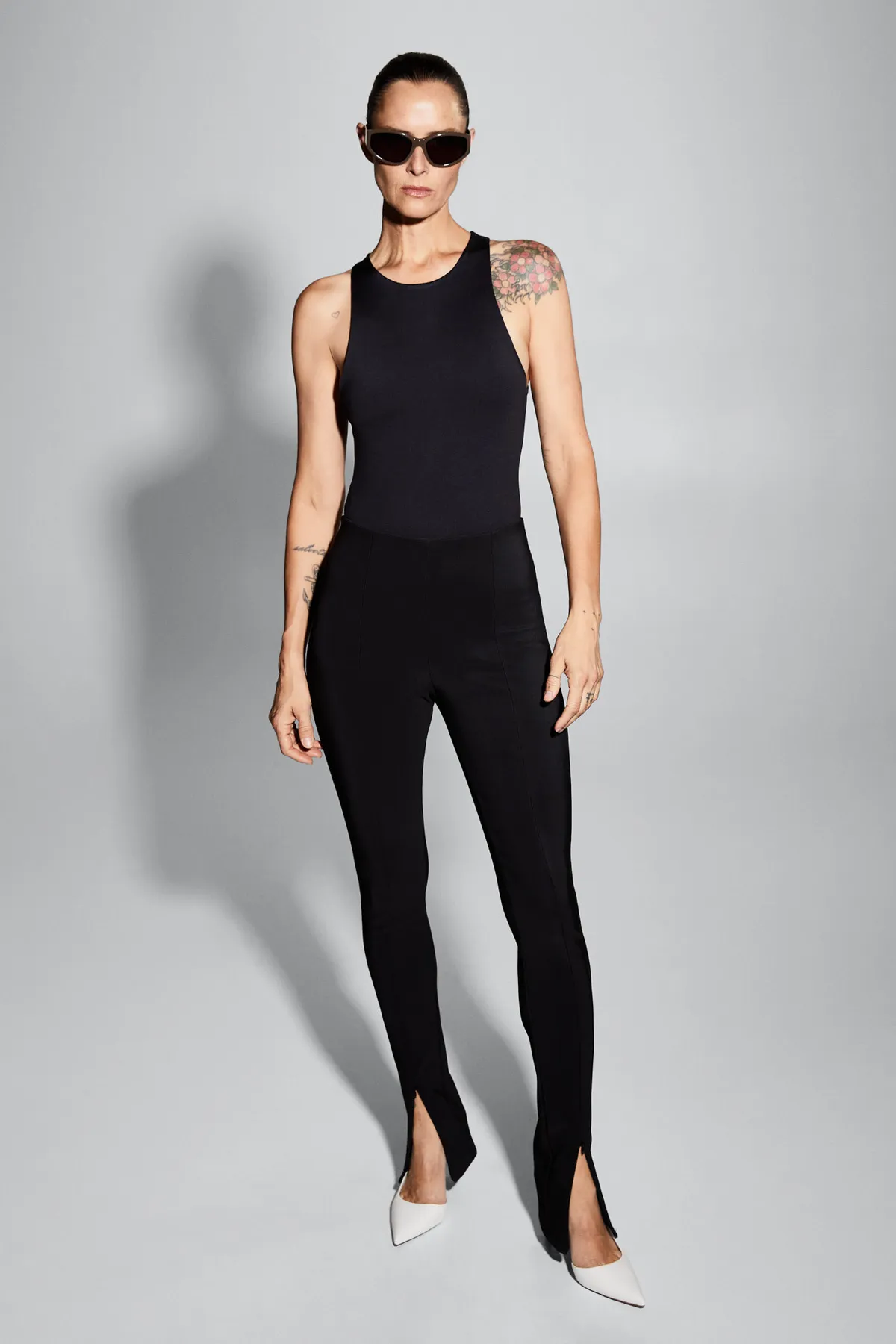 MANGO  37005625 Hosen & Leggings Schwarz