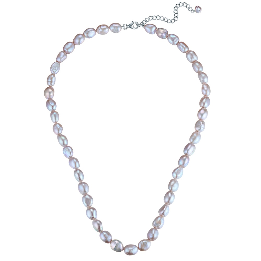 Valero Pearls Chaîne Argent sterling Perle de culture d'eau douce en Argent collier