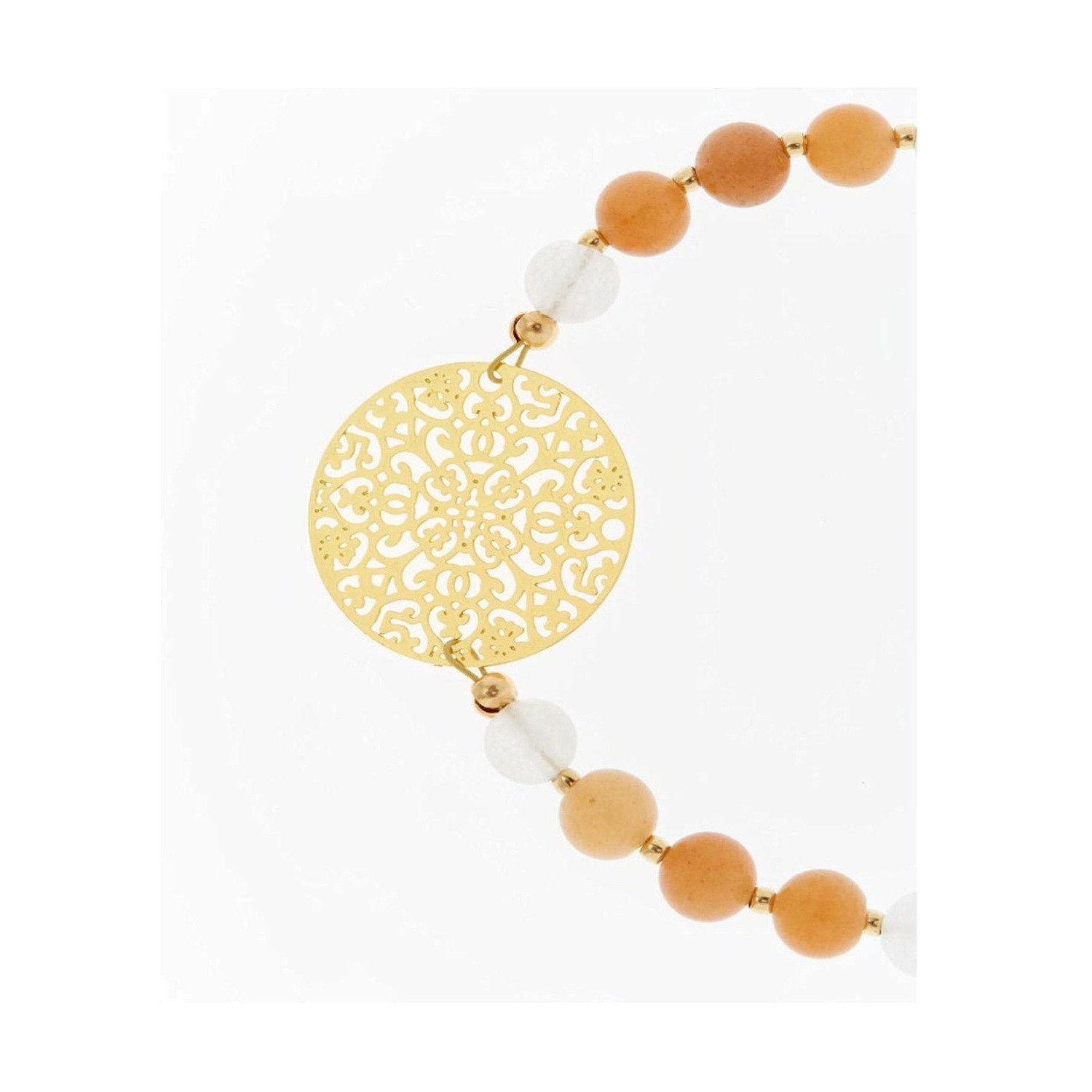 Armband 'YOGA Mala Aventurin und Jade'