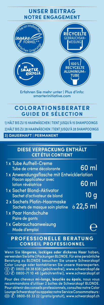 Haare Aufheller Ultra L100 Eisblond, 1 St