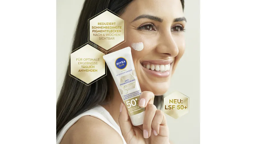 NIVEA SUN UV Gesicht Experte Anti-Pigmentflecken Sonnenschutz LF50+ 40 ml