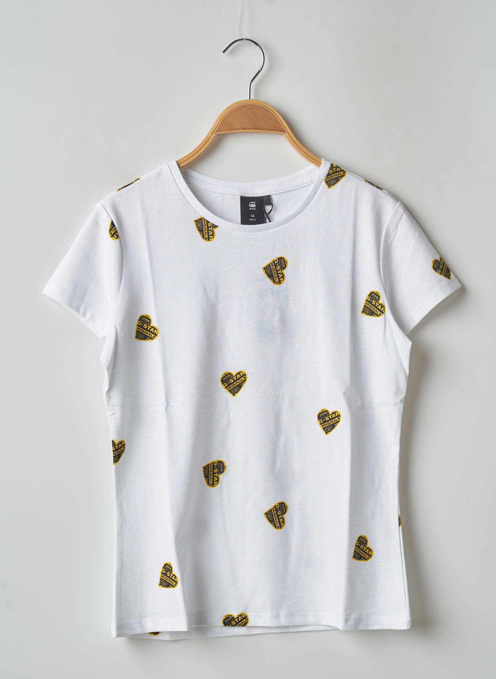 G Star Tshirts Fille couleur blanc