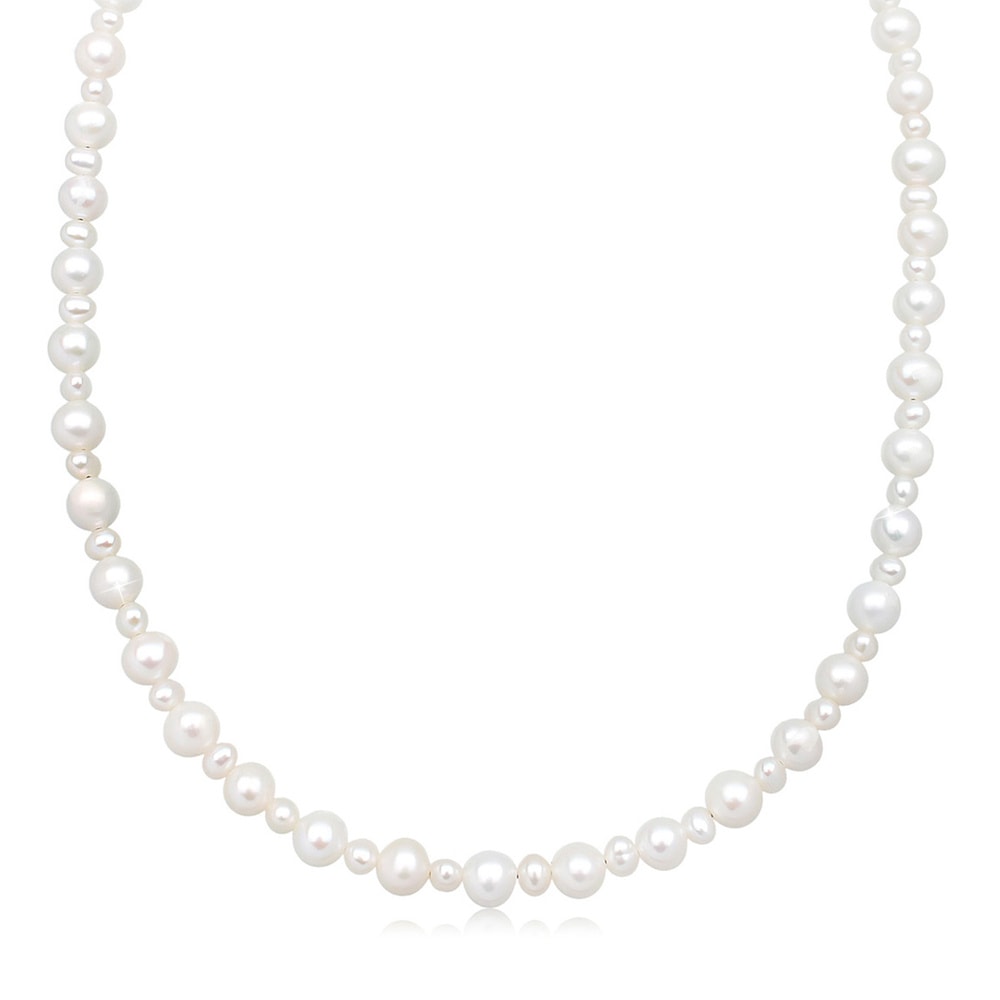 Elli Elli Collier Zeitlos Süwasserzuchtperlen 925 Sterling Silber collier