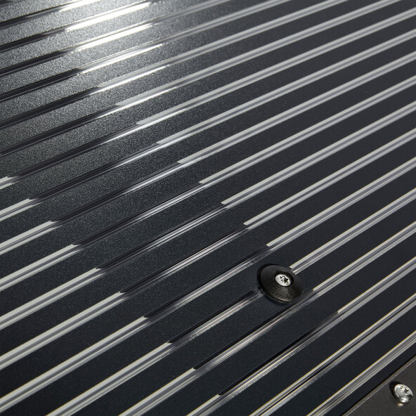 Pultvordach PT/SE, anthrazit, 16 mm, gestreift