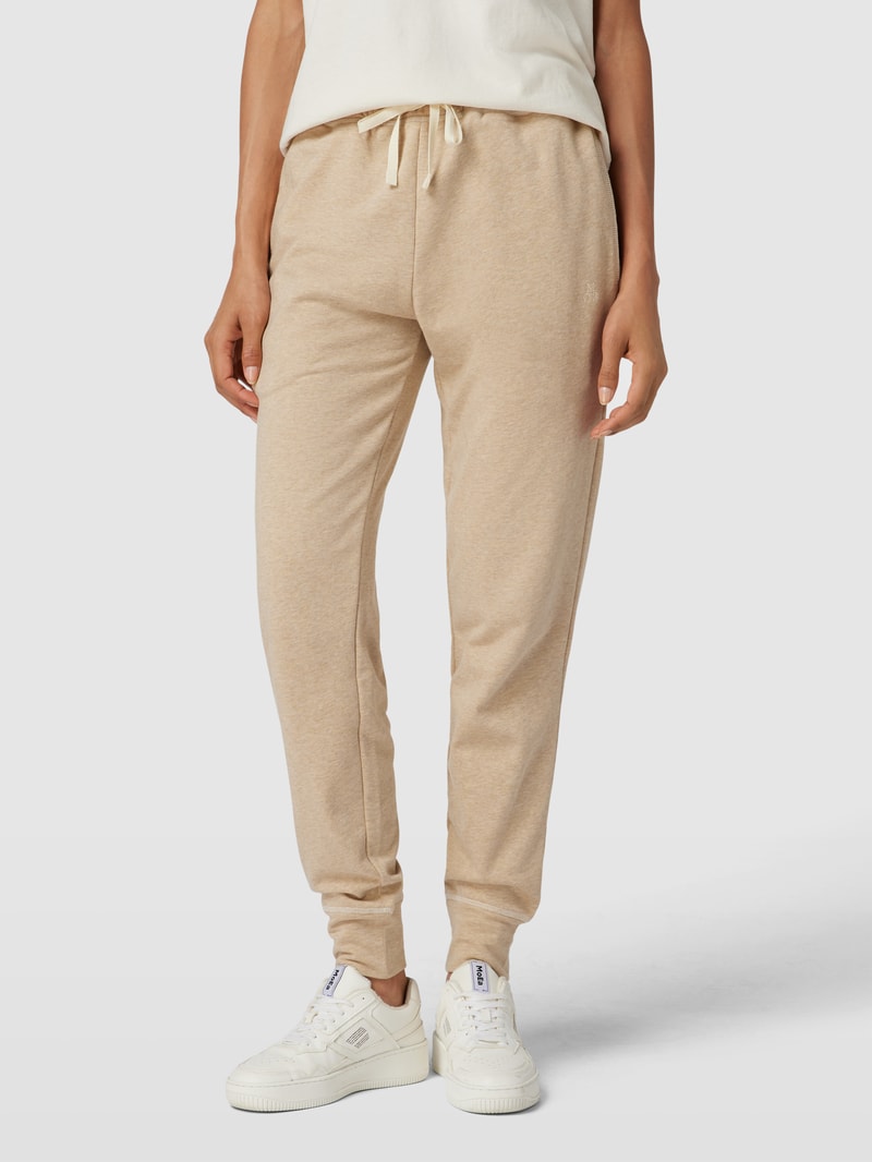 Sweatpants in Melange-Optik Modell 'FRENCH TERRY' in beige