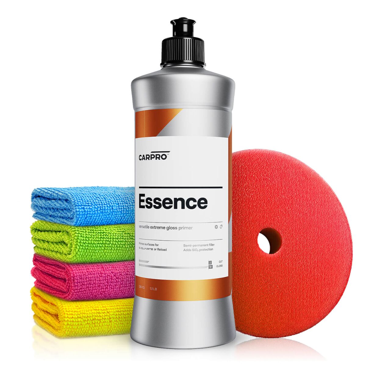 CarPro Politur Set Essence   Ø125mm Pad | Hybrid Hochglanzpolitur 500g