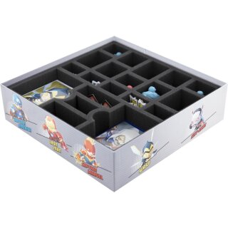 Feldherr Schaumstoff-Set für Marvel United - Brettspielbox