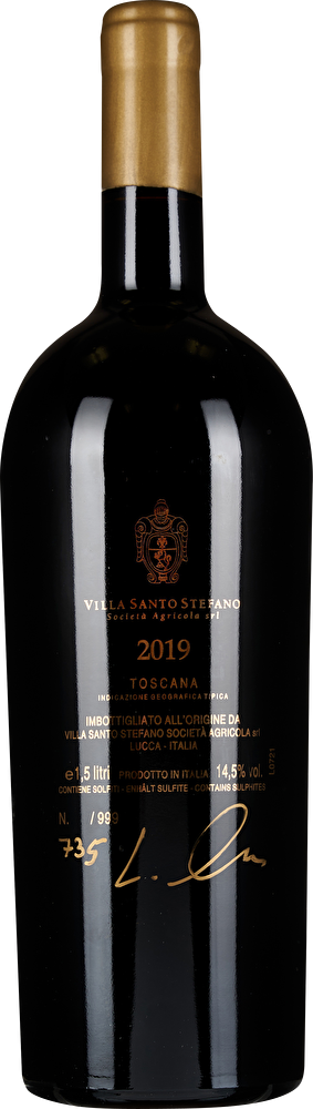 Villa Santo Stefano Cabernet Franc Villa Magnum 2019 in Holzkiste
