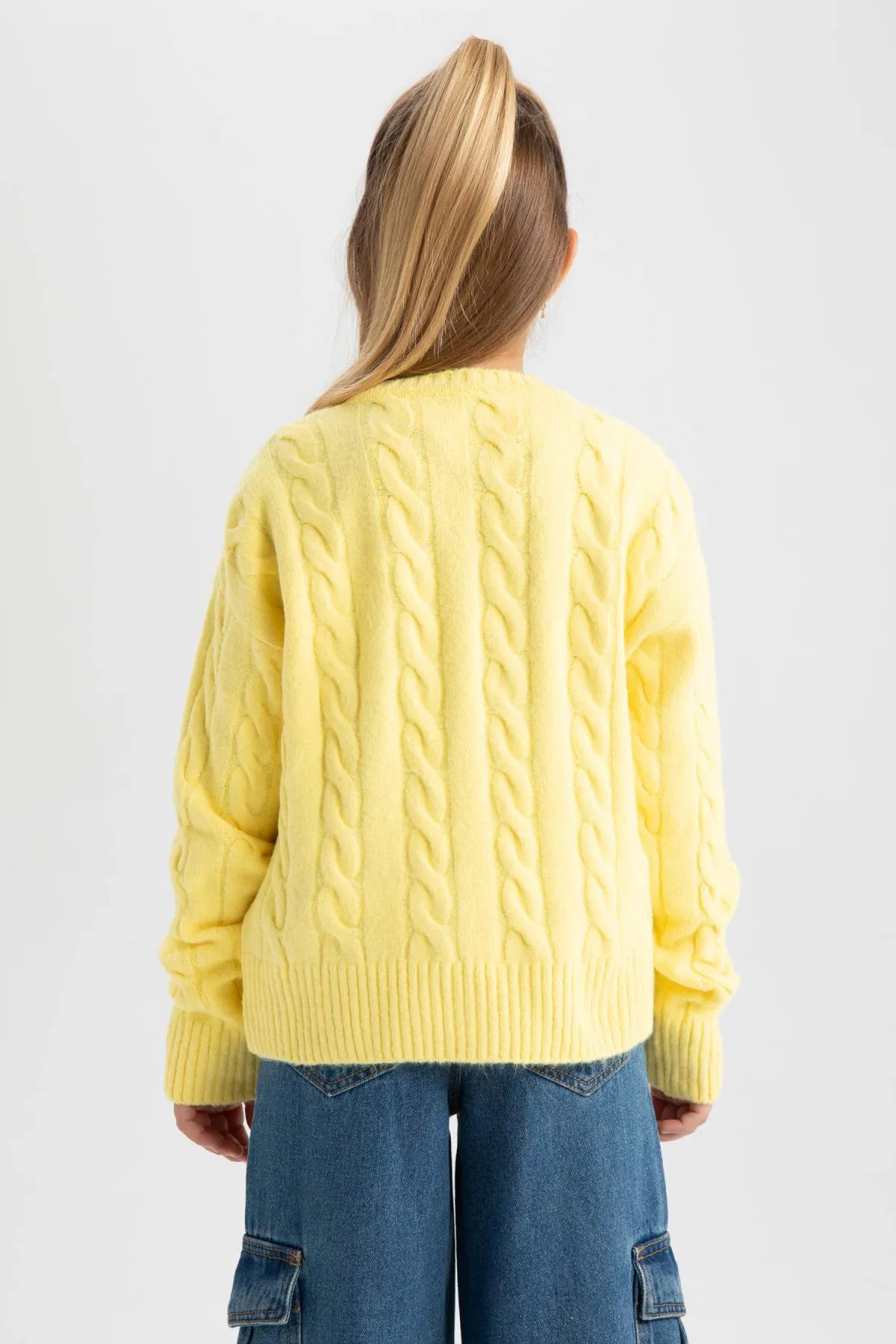 DeFacto  Pullover mit Rundhalsausschnitt für Mädchen B1556a823wn