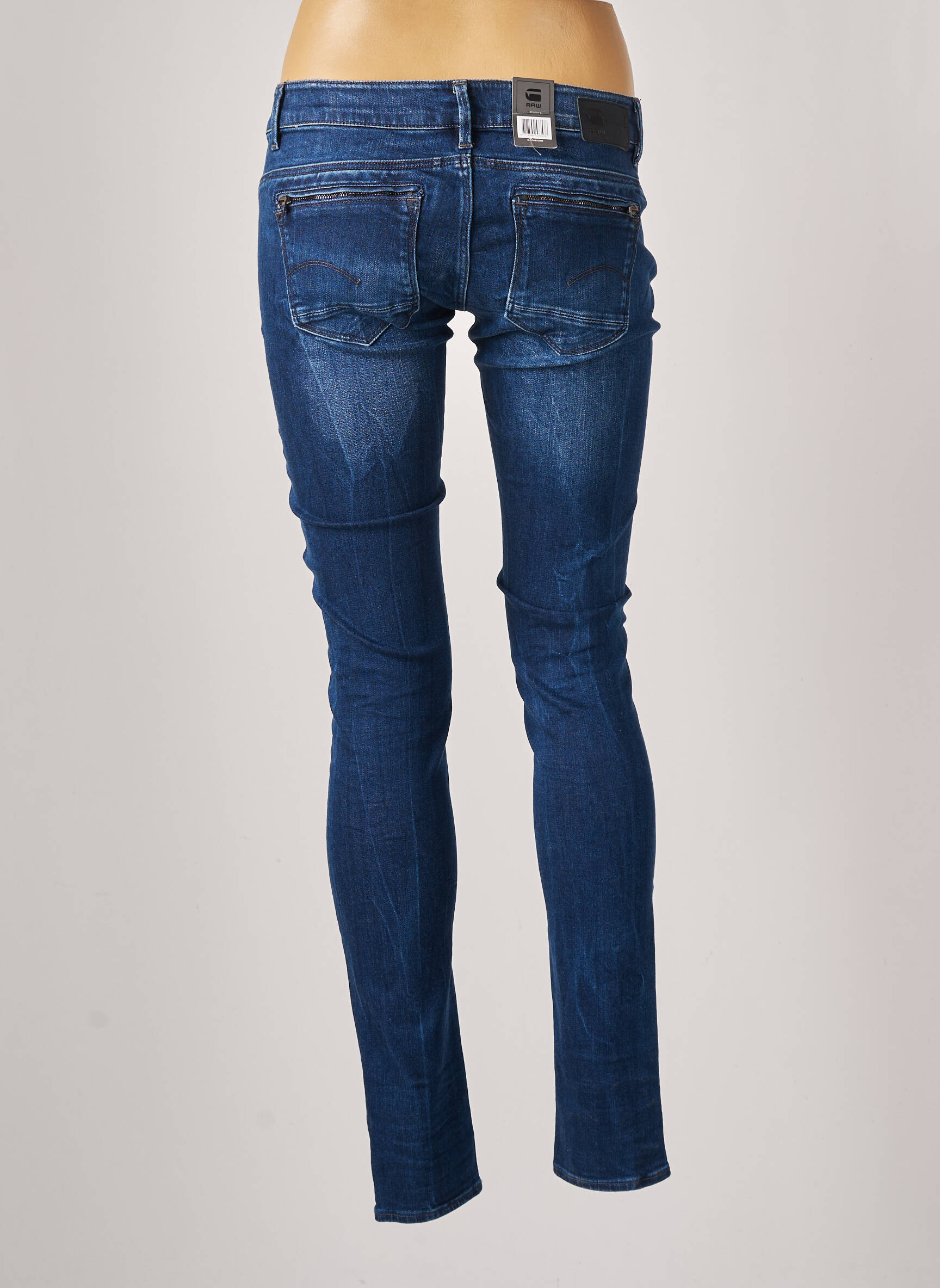 G Star Jeans Skinny Femme couleur bleu