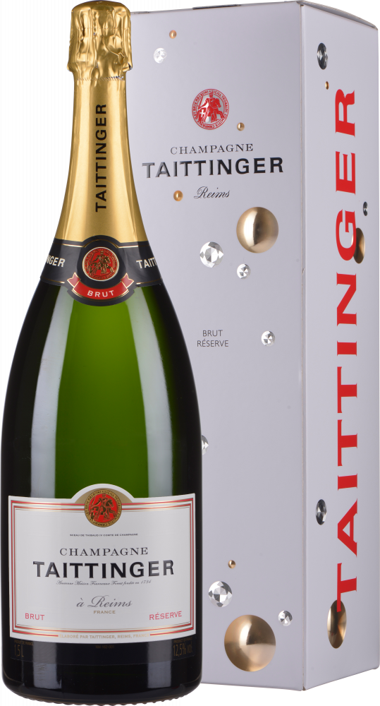 Taittinger Champagne Brut Réserve Magnum im Geschenkkarton