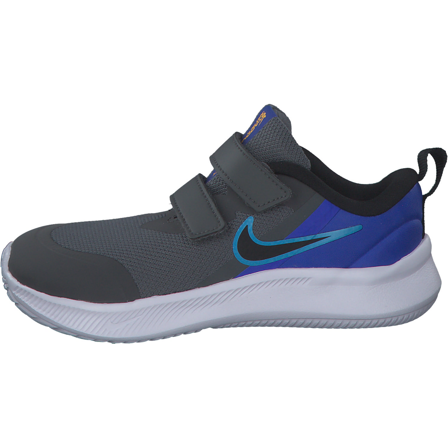 Nike Star Runner 3 DA2778 M, Sneakers Low, Kinder, iron grey/black-blue lighting