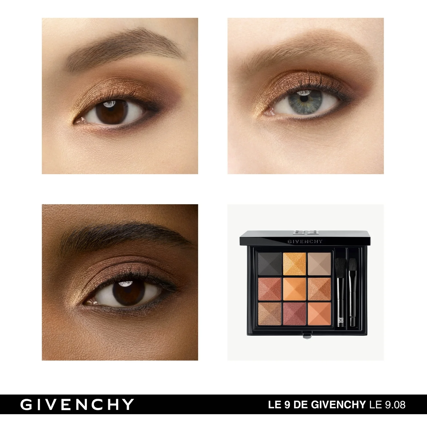 Le 9 de Givenchy Eyes - Paleta de Sombras, Sombra Compacta