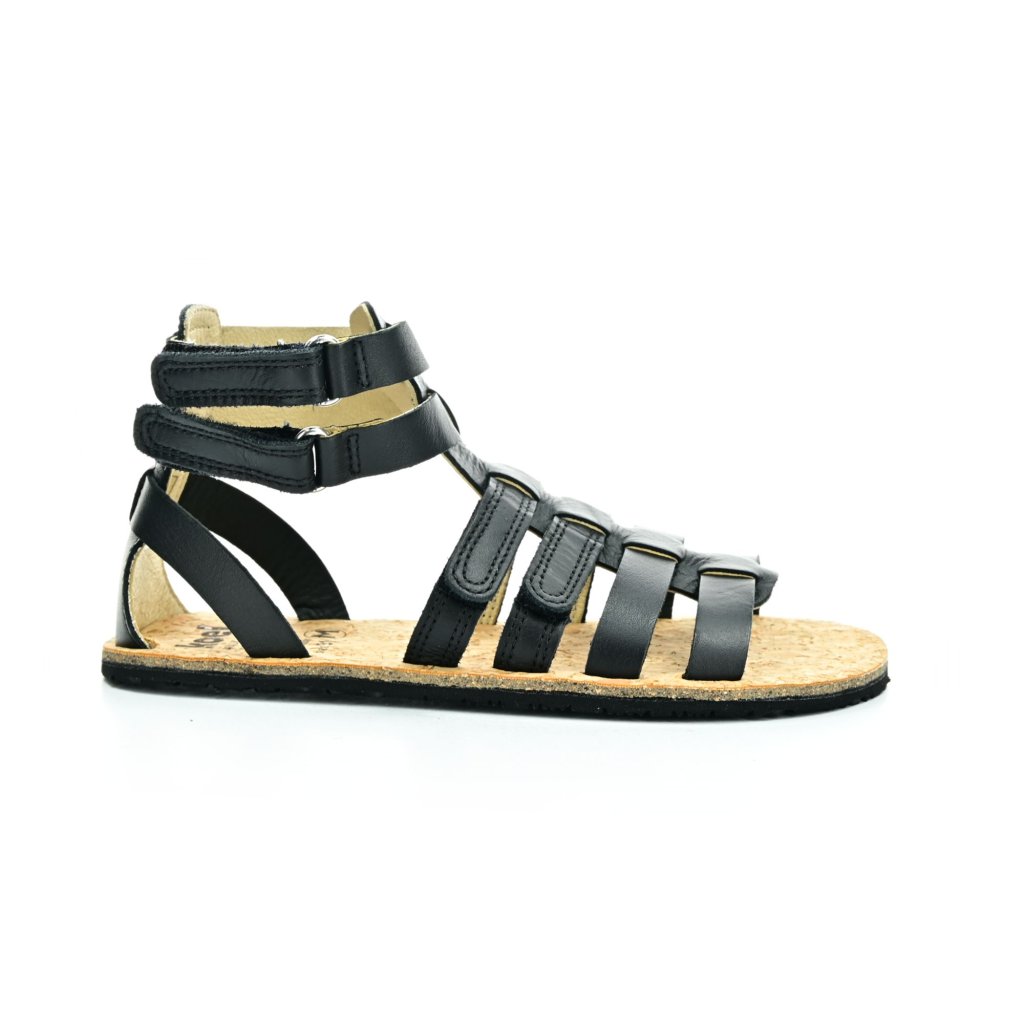 Koel Aura Leather Black Barfußsandalen