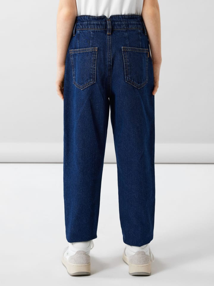 name it Jeanshose Mom fit in dark blue denim günstig kaufen