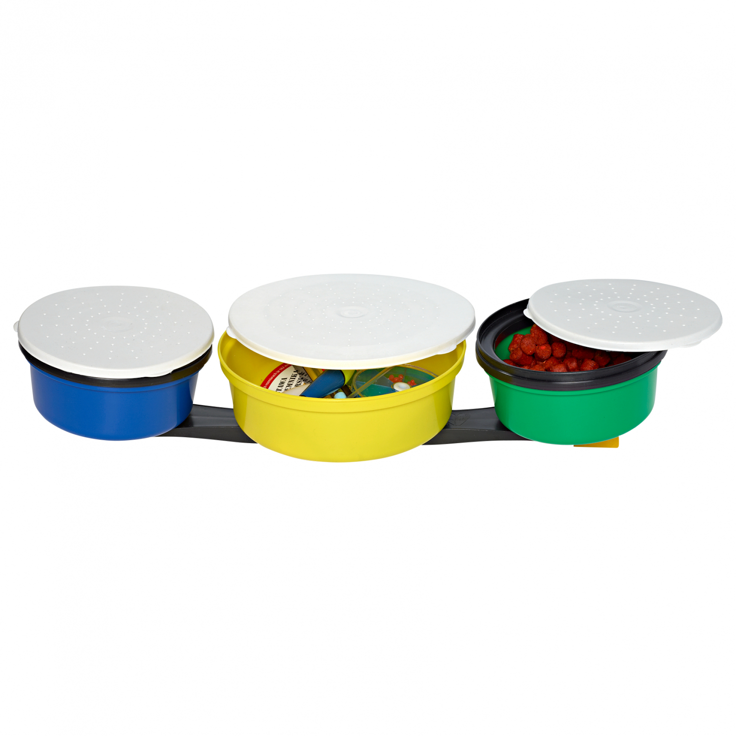 Anplast 3er Set Madendosen + Halterung