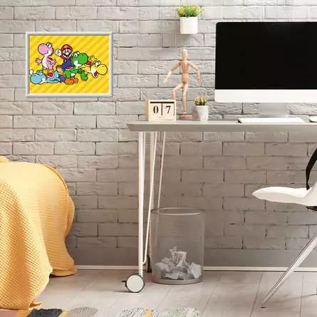 CreArt Super Mario - Malen nach Zahlen für Kinder ab 9 Jahren