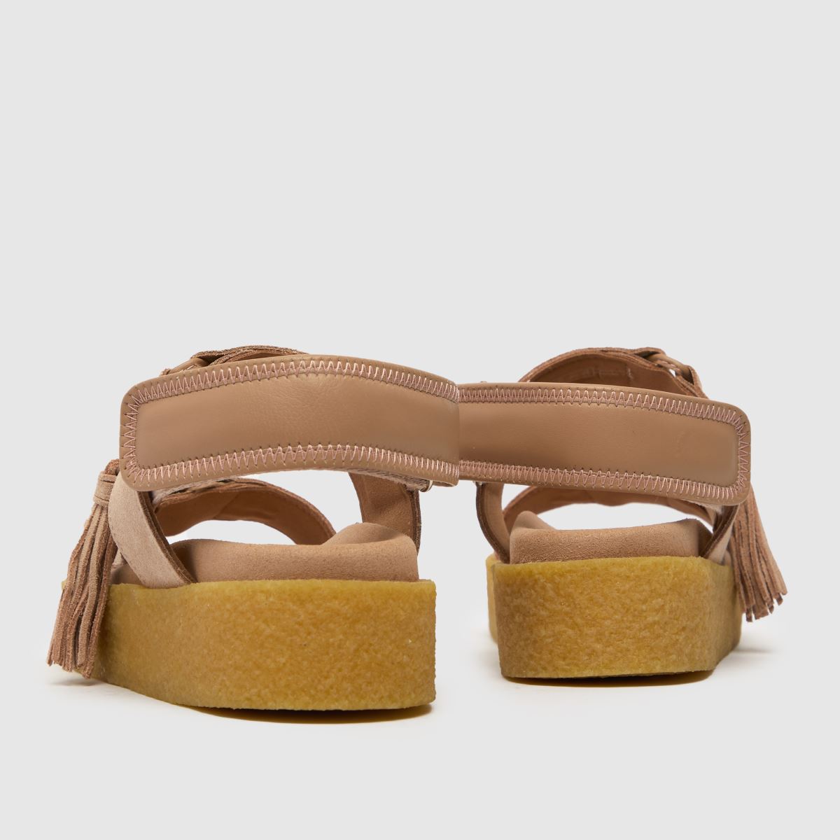 Clarks Originals – Beige sandaler i crêpe