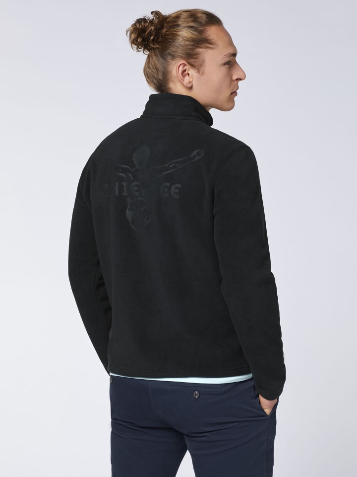 Chiemsee Fleece-Jacke in Schwarz günstig kaufen
