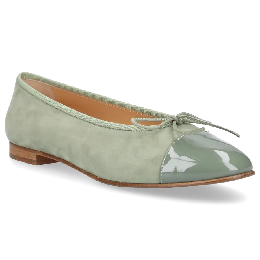 Unützer - Ballerinas 963011 Nubukleder - grün