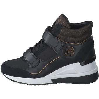Michael Kors Gentry High Top Sneaker in schwarz