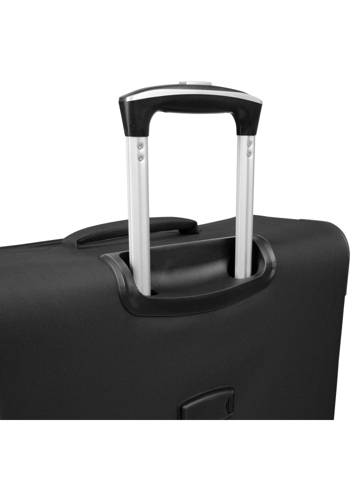 Franky Melbourne 3.0 4-Rollen Kofferset 3tlg. mit Dehnfalte in black günstig kaufen onesize