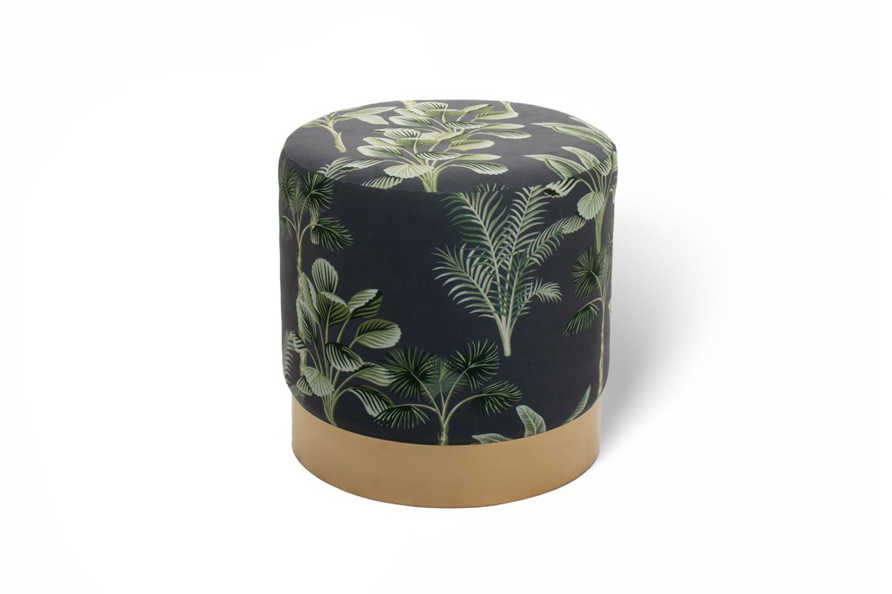 Lifa Living Fußhocker Beau Banana Leaf