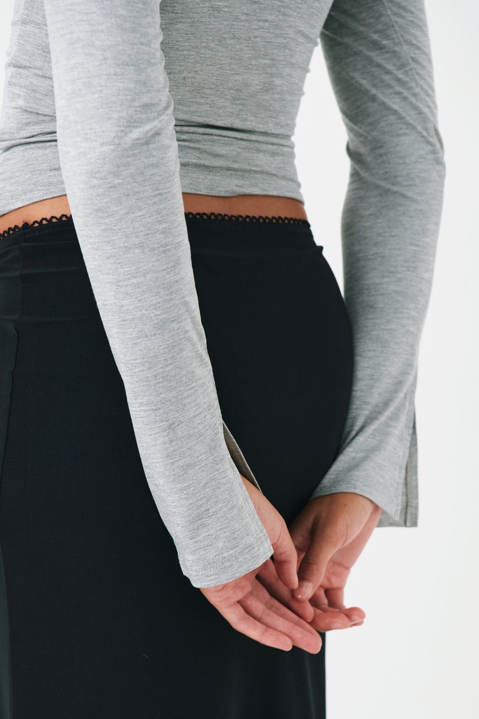 Soft touch square neck top