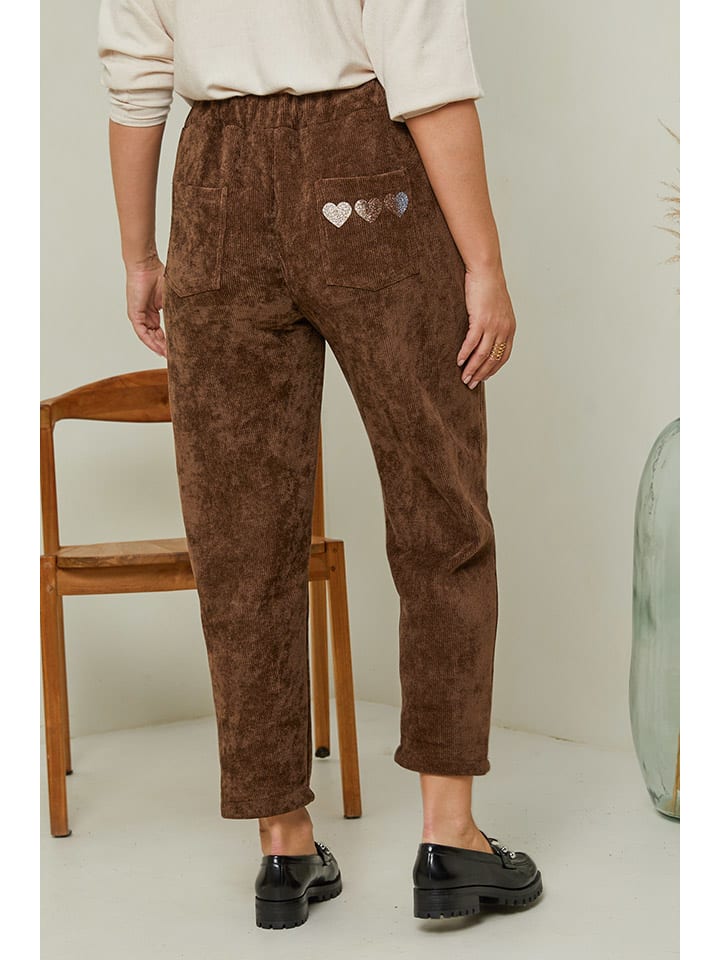 Curvy Lady Hose in Braun günstig kaufen