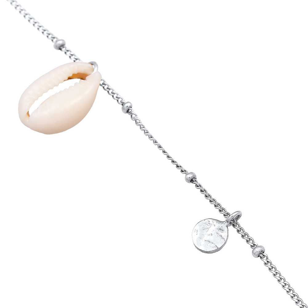 Elli Elli Bracelet de Cheville Femmes bracelet de cheville plaquette pendentif maritim Bijoux