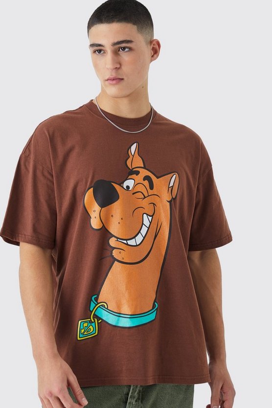 Oversize T-Shirt mit lizenziertem Scooby Doo Print