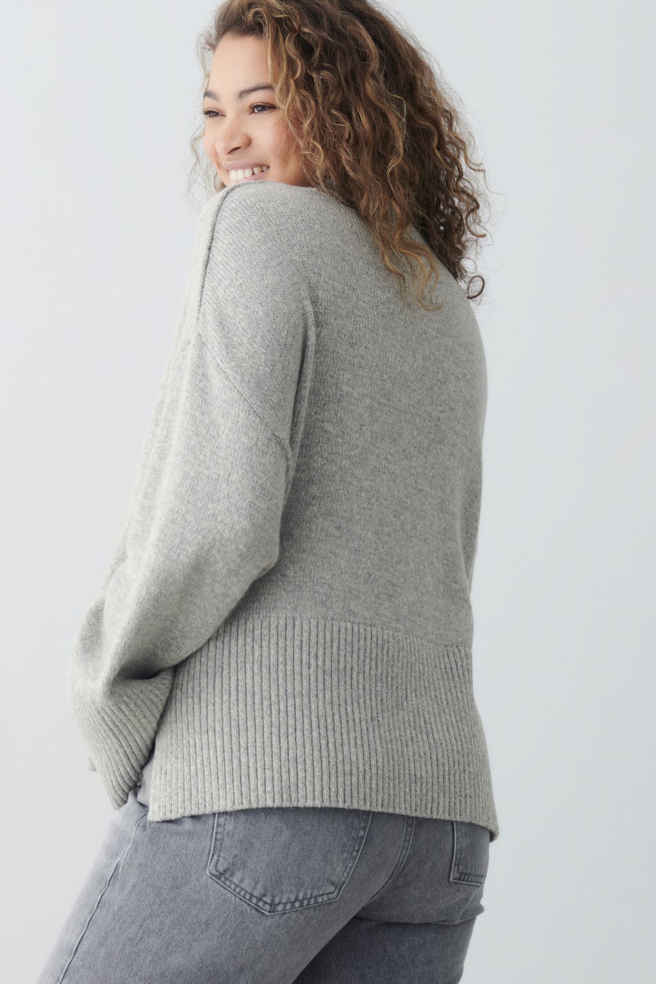 Turtleneck knitted sweater