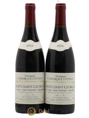 Nuits Saint-Georges 1er Cru Les Vignes Rondes Confuron-Cotetidot  2016 - Lot de 2 Bouteilles