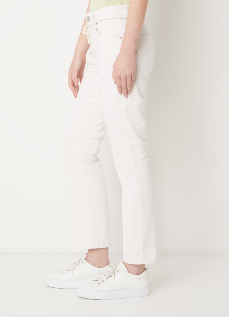 OPUS  Louis mid waist slim fit jeans met gekleurde wassing