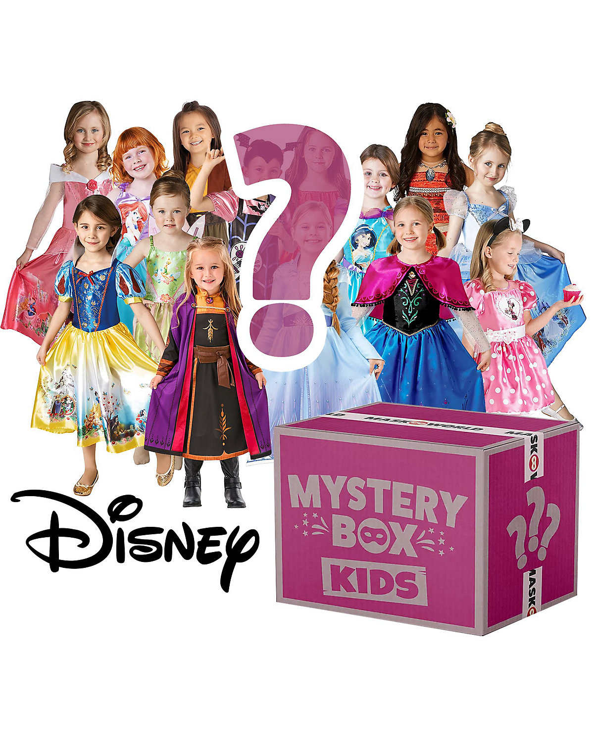 Mystery Box für Mädchen mit 3 Überraschungskostümen