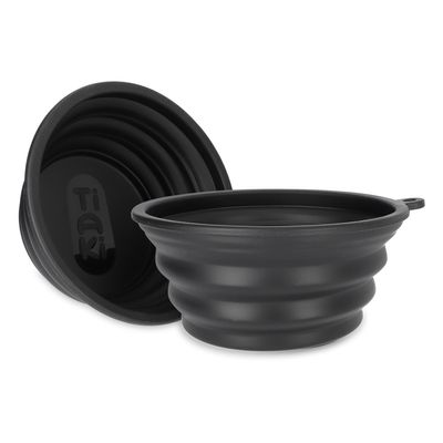 TIAKI Silikon Reisenapf, schwarz