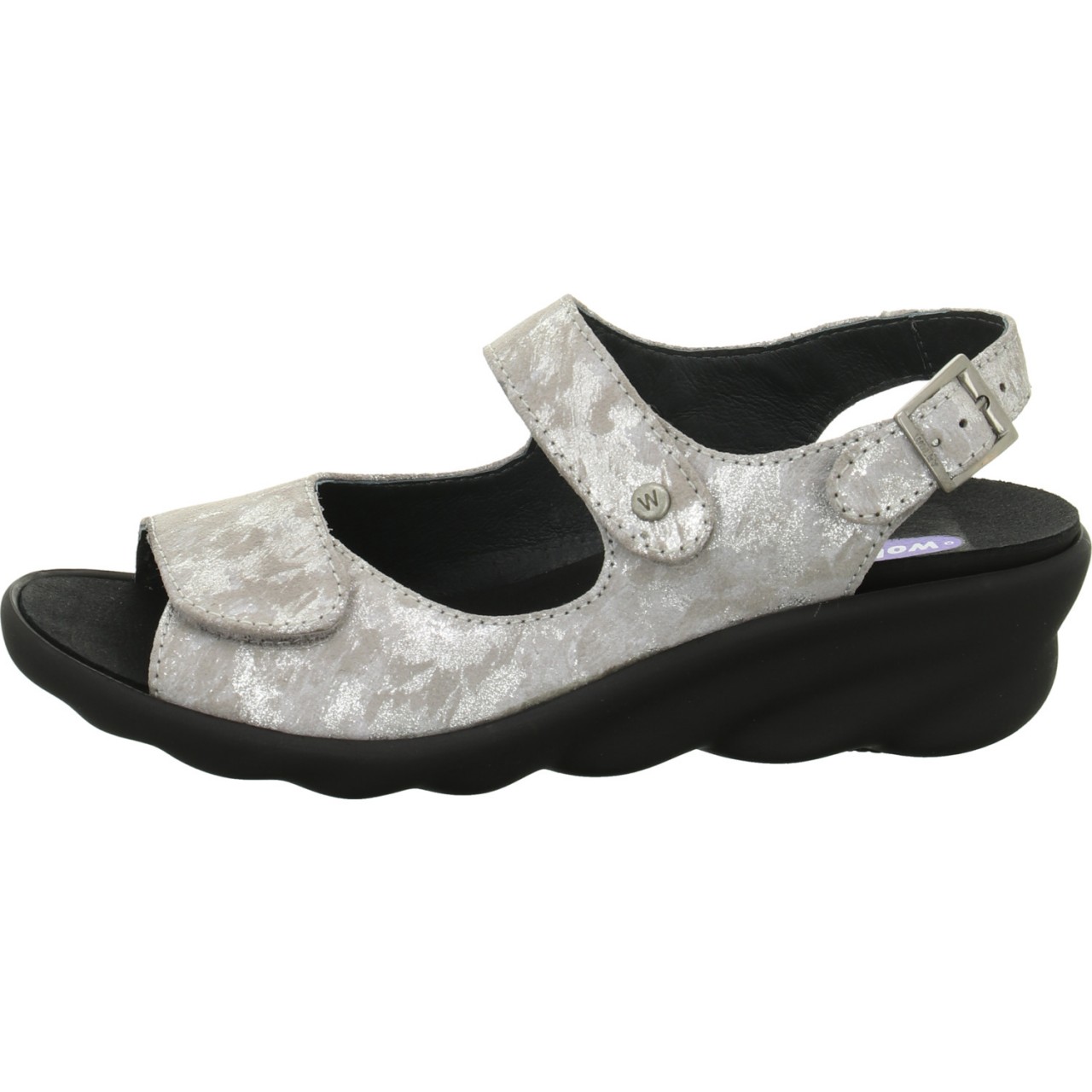 WOLKY Pantoletten grau Scala taupe