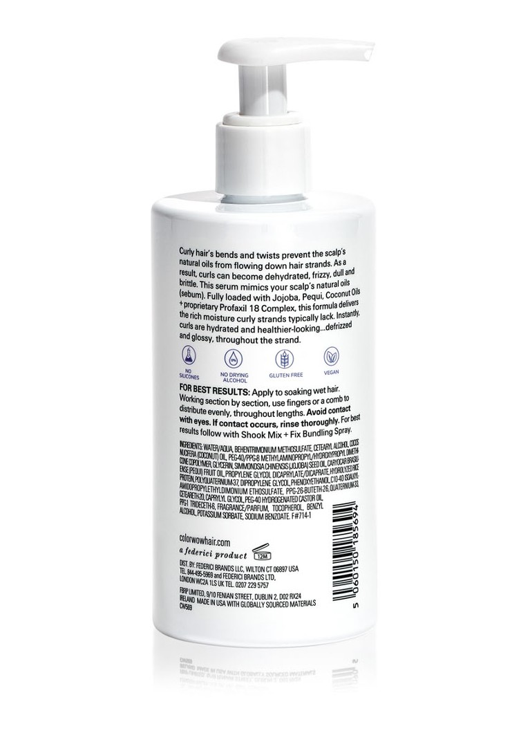 Ser pentru păr creț Color Wow Curl Flo Etry Vital Natural Hair Ser - ser pentru păr creț