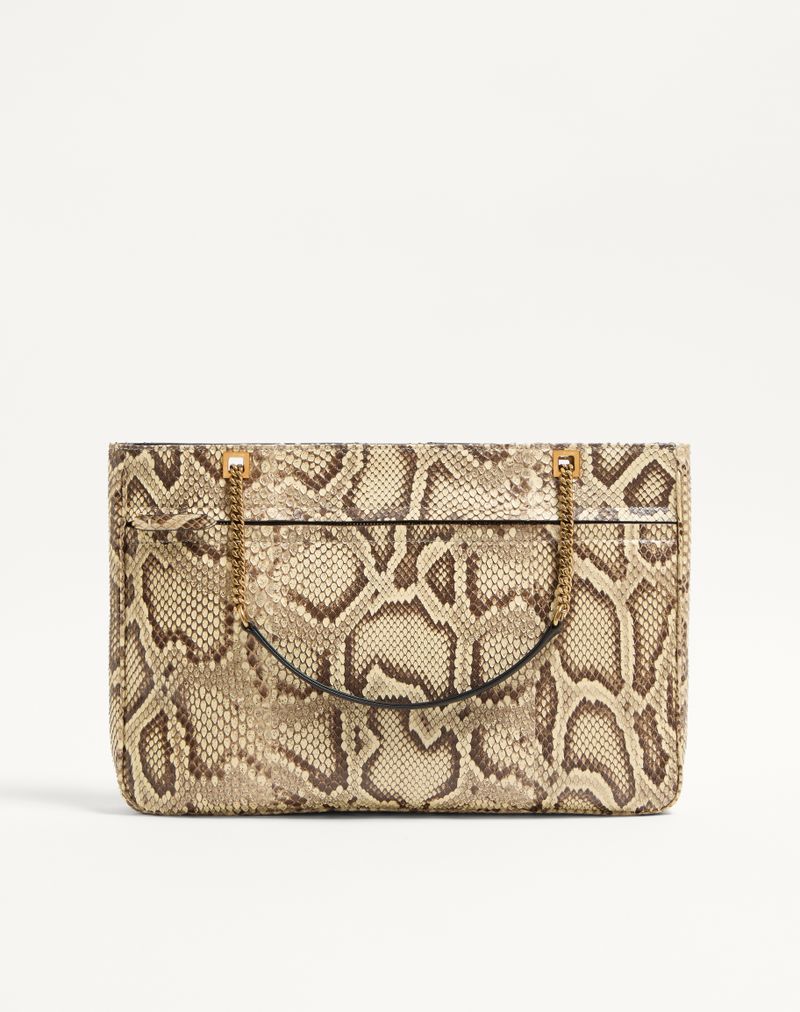 Valentino Garavani Viva Superstar Sacola Média Python