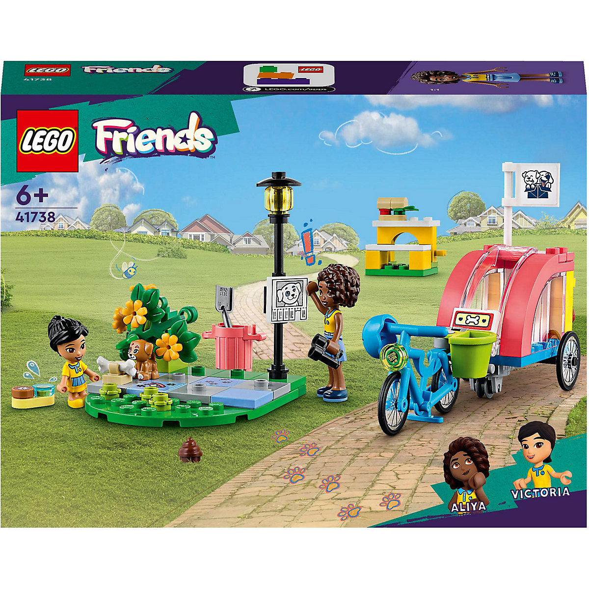 LEGO® Friends 41738 Hunderettungsfahrrad
