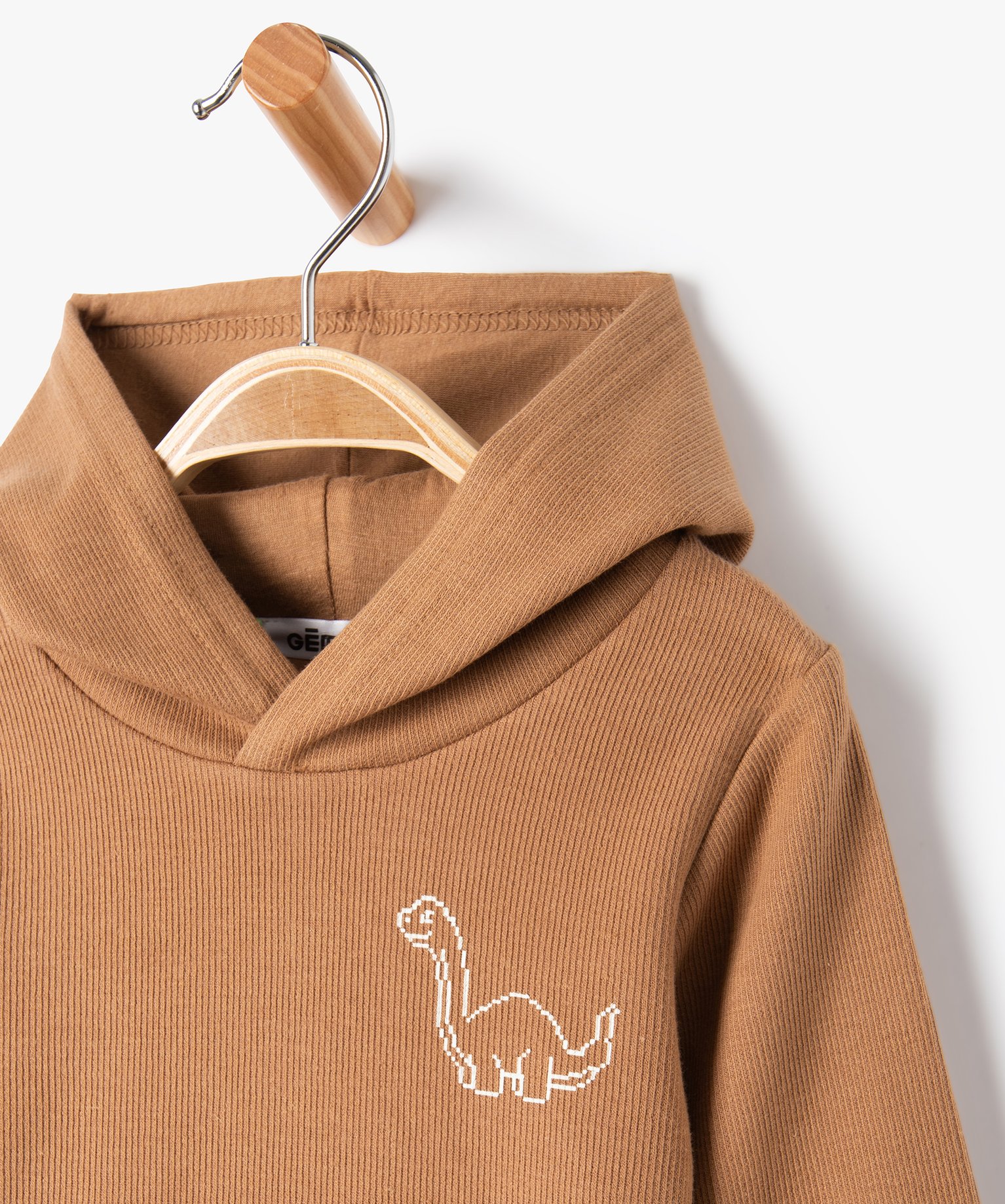 Ensemble bébé Garçon 2 pièces : sweat + pantalon en mail... camel | GEMO
