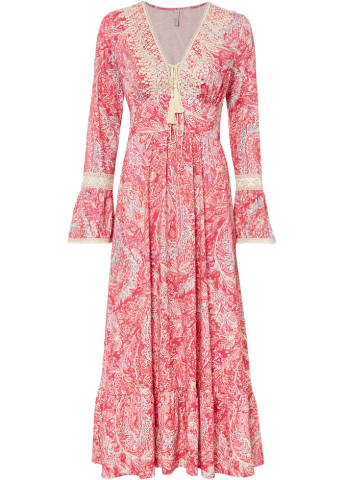 Kleid mit Häkeleinsatz