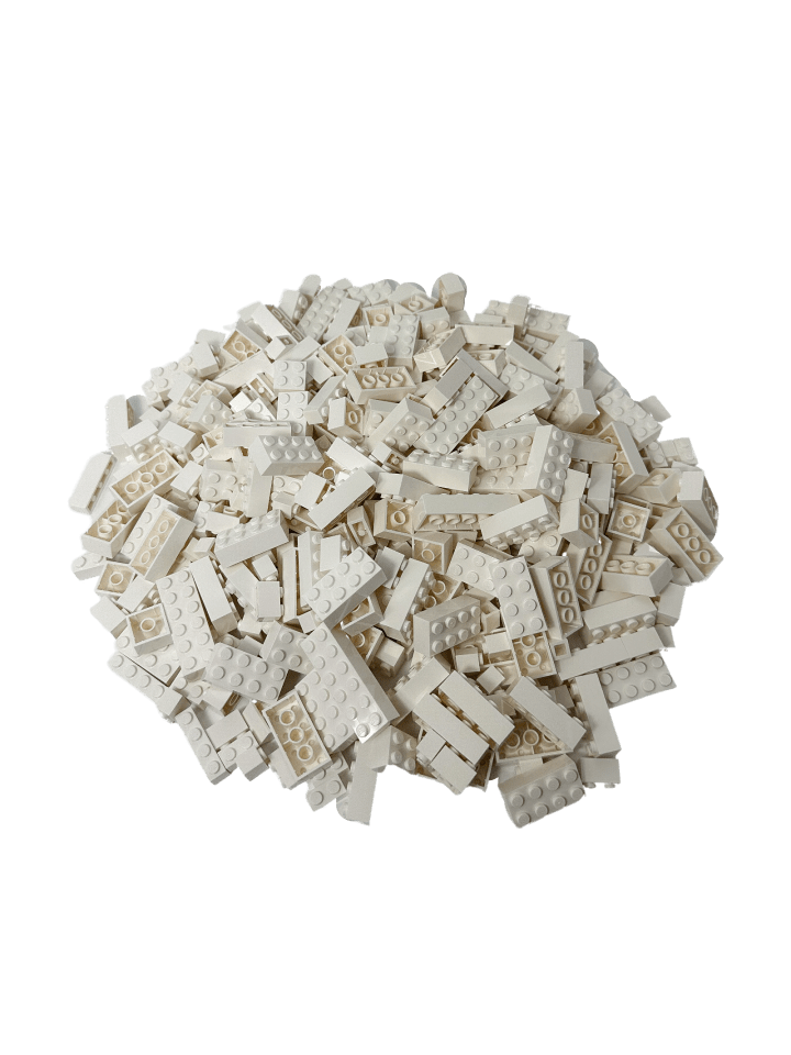 LEGO Bausteine Weiß 50x Teile - ab 3 Jahren in white günstig kaufen Anzahl: 50 Stück