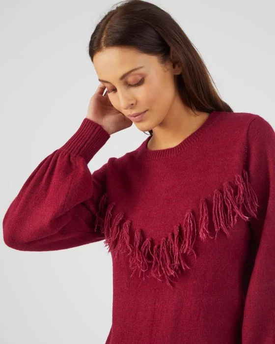 Pull à franges Thermolactyl