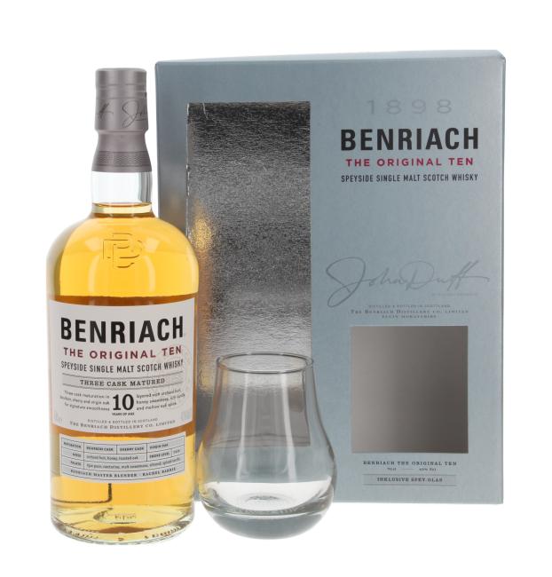 Benriach The Original Ten mit Glas 0,7 l·43 % vol