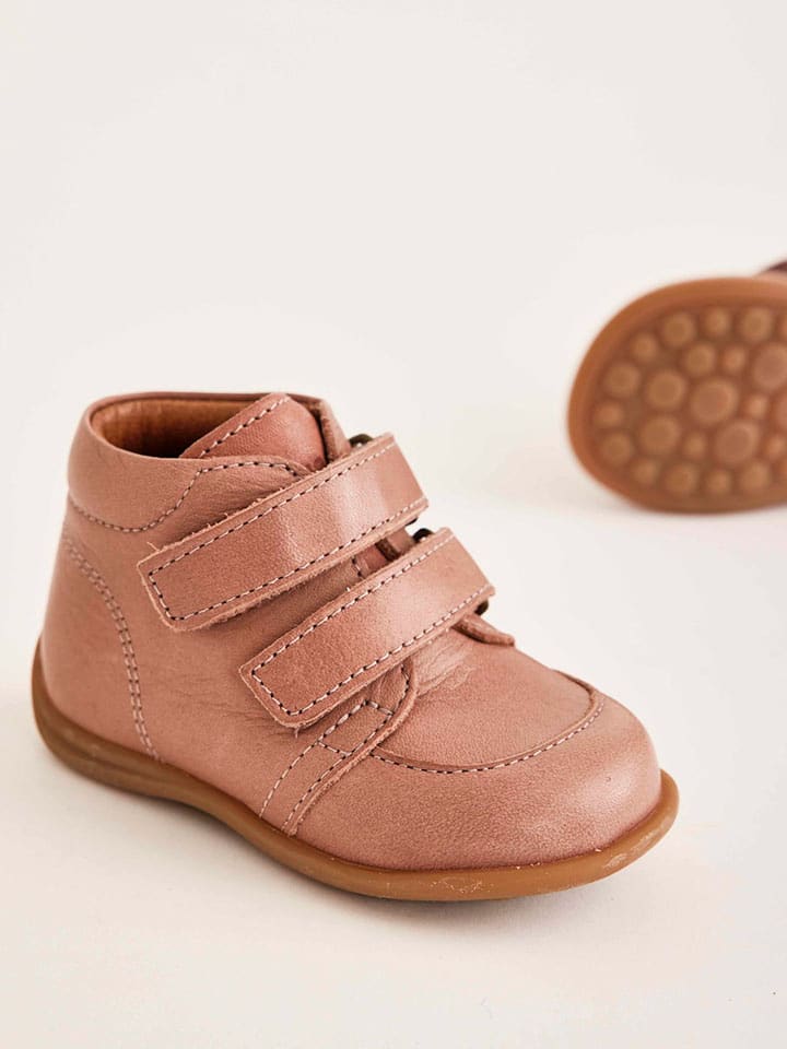 bisgaard Leder-Lauflernschuhe in Rosa günstig kaufen