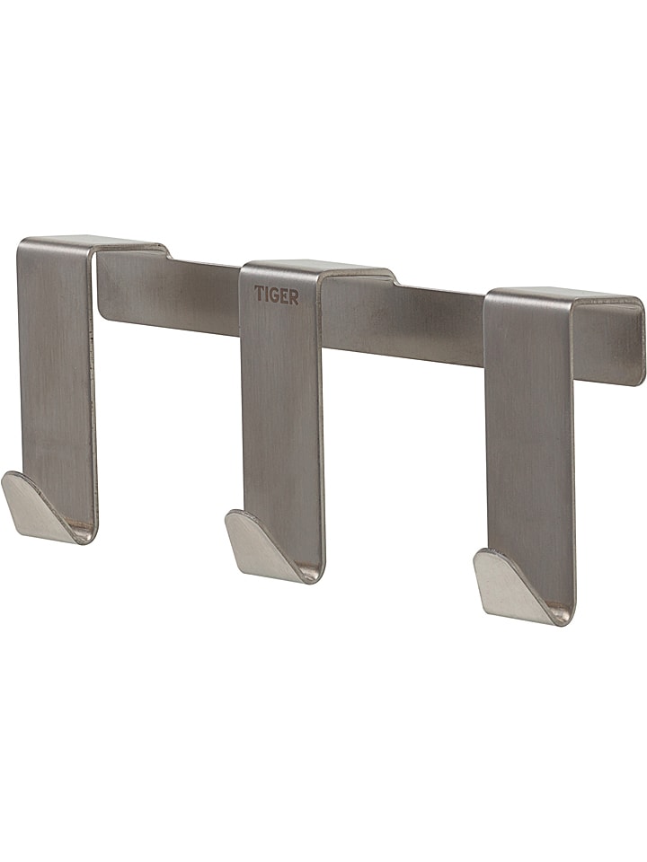 Tiger Edelstahl-Hakenleiste - (B)12,5 x (H)6 x (T)4 cm günstig kaufen onesize