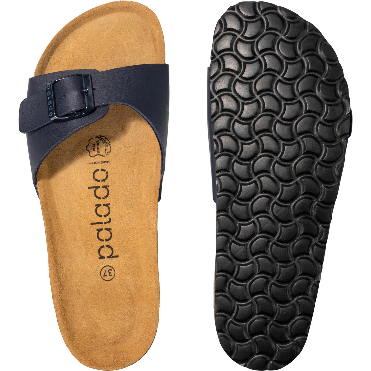 Palado Malta Matt, Pantoletten, Damen, Basic Matt Blau