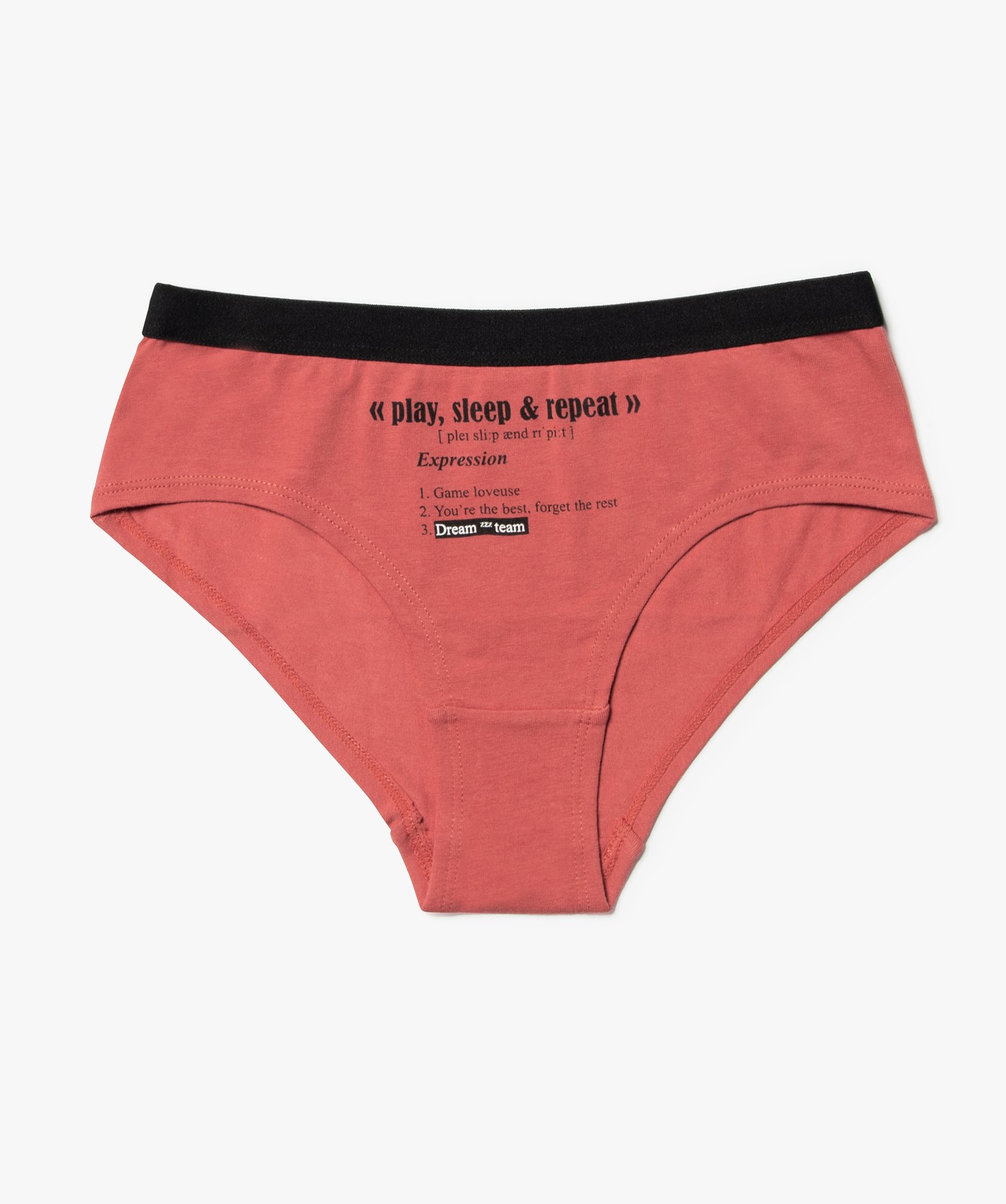 Shorties fille à message (lot de 3) multicolore | GEMO