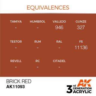 AK Brick Red (17 ml)